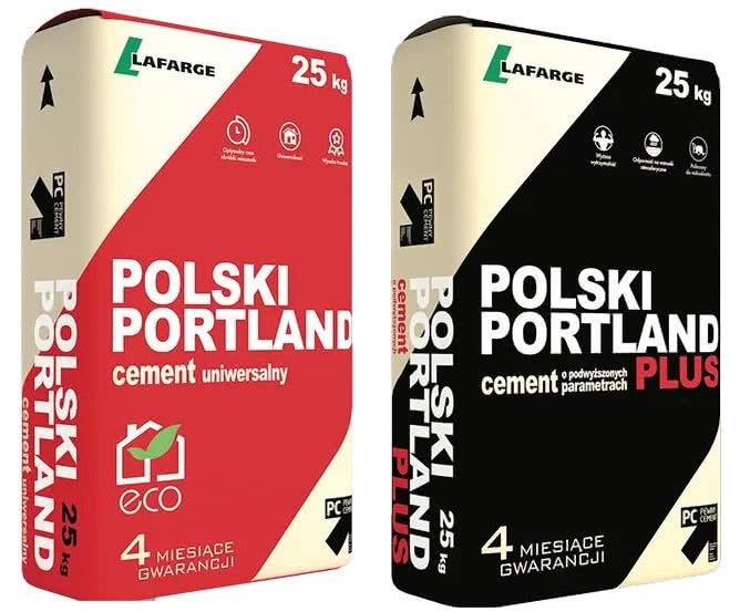 Cement Polski Portland CEM IV/B(V)32,5 N - cement pucolanowy klasy 32,5; Cement Polski Portland Plus CEM II/B-V 32,5 R to cement portlandzki popiołowy klasy 32,5. fot. Lafarge Cement SA Cement Polski Portland CEM IV/B(V)32,5 N - cement pucolanowy klasy 32,5; Cement Polski Portland Plus CEM II/B-V 32,5 R to cement portlandzki popiołowy klasy 32,5. fot. Lafarge Cement SA